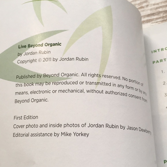 LIVE Beyond Organic By Jordan S. Rubin paperback book - Picture 2 of 5